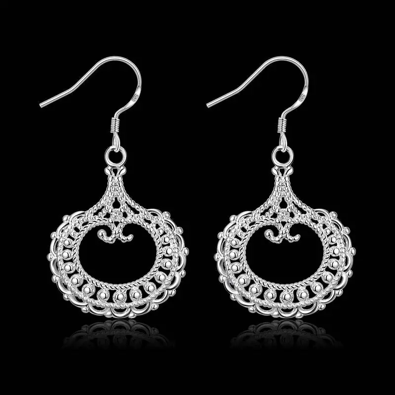 Silver Plated Jewelry Earing Oval Golden Cudgel Ear Cuff Jewelry 2