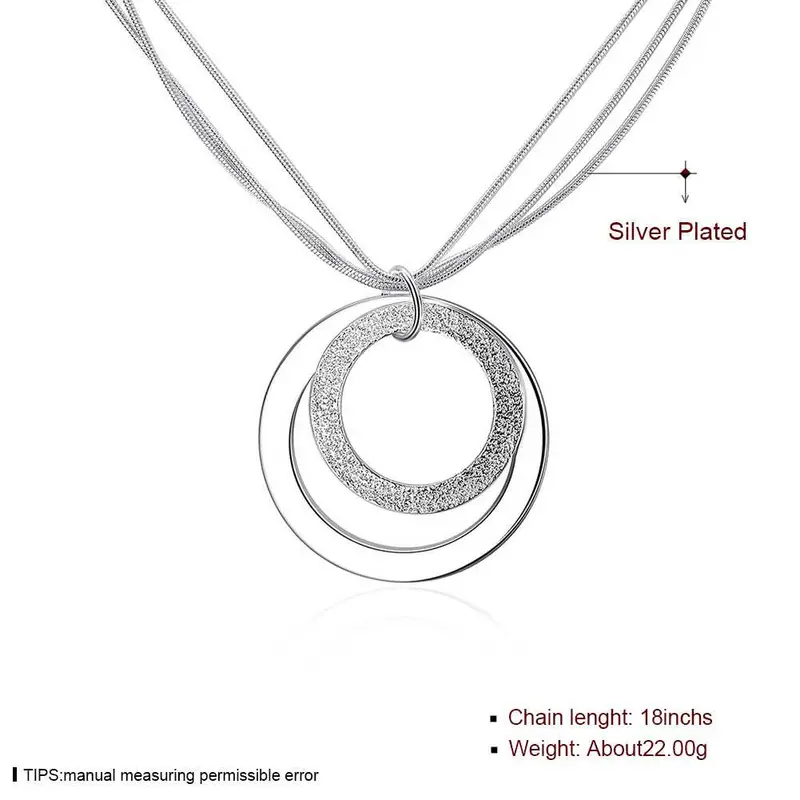 Silver Plated Jewelry Necklace Cute Necklace Pendant 56 2