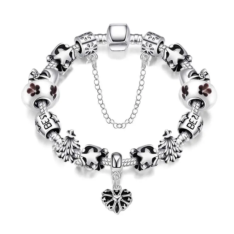 Silver Plated Jewelry Pulseras Heart Of Darkness Fall One Direction Joyas 1
