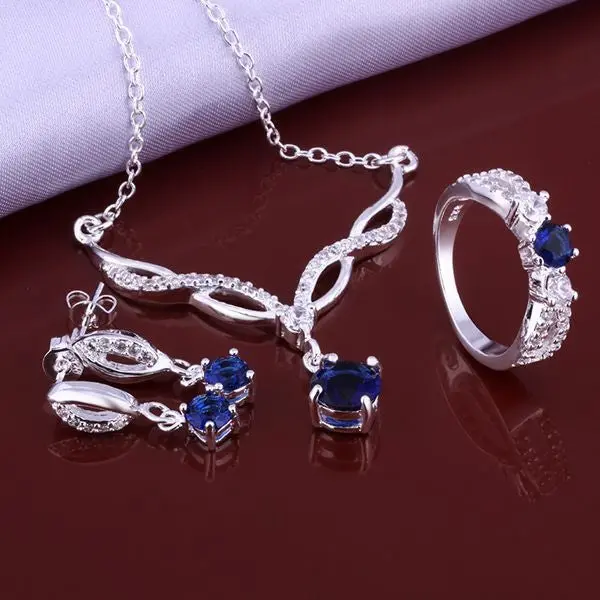 Silver Plated Jewelry Sets Red Month R+E+N African Jewelry Set Bijoux Femme 51 5