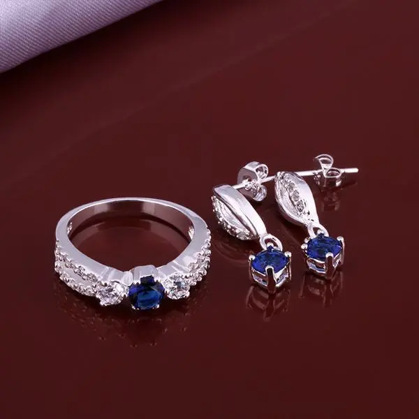 Silver Plated Jewelry Sets Red Month R+E+N African Jewelry Set Bijoux Femme 51 6