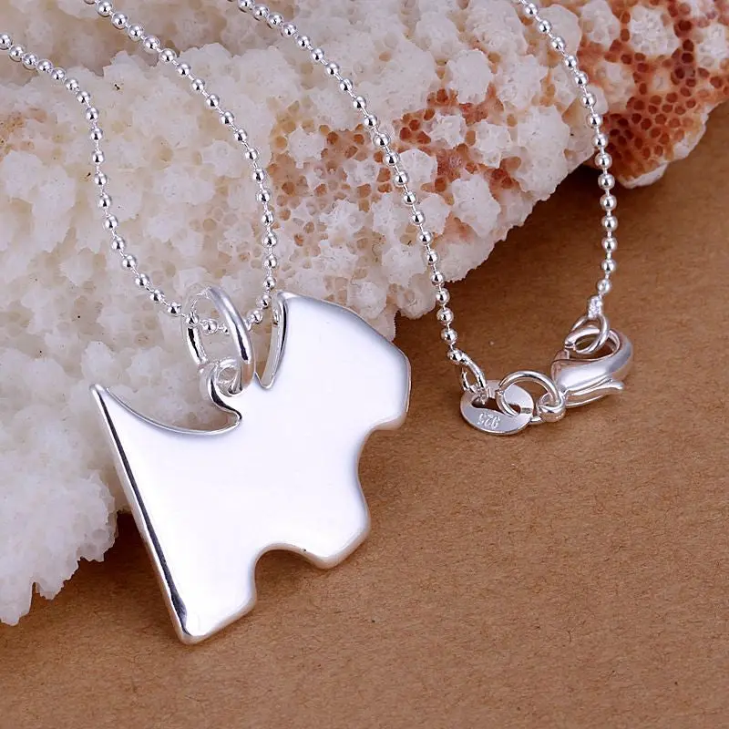 Silver-Plated Pendant Dog Tag Tenis Masculino Elegant 2