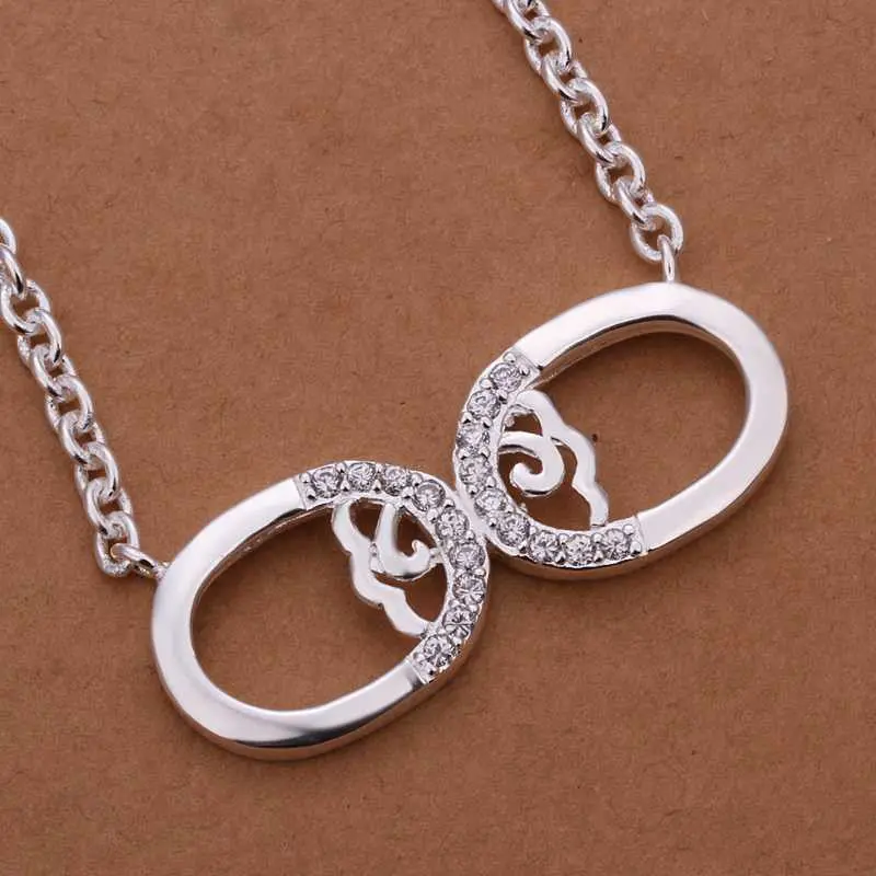 Silver Plated Pendants Cool Glasses Collier Charm1 9 3