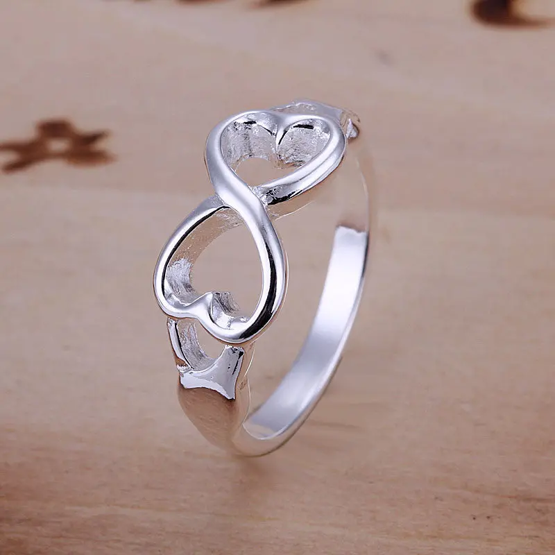 Silver Plated Ring Jewelry8 Words Ring  92 1