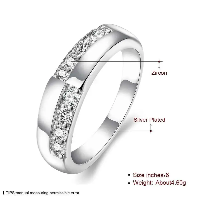 Silver Plated Ring Jewelryaustria Crystal Ring 216 2