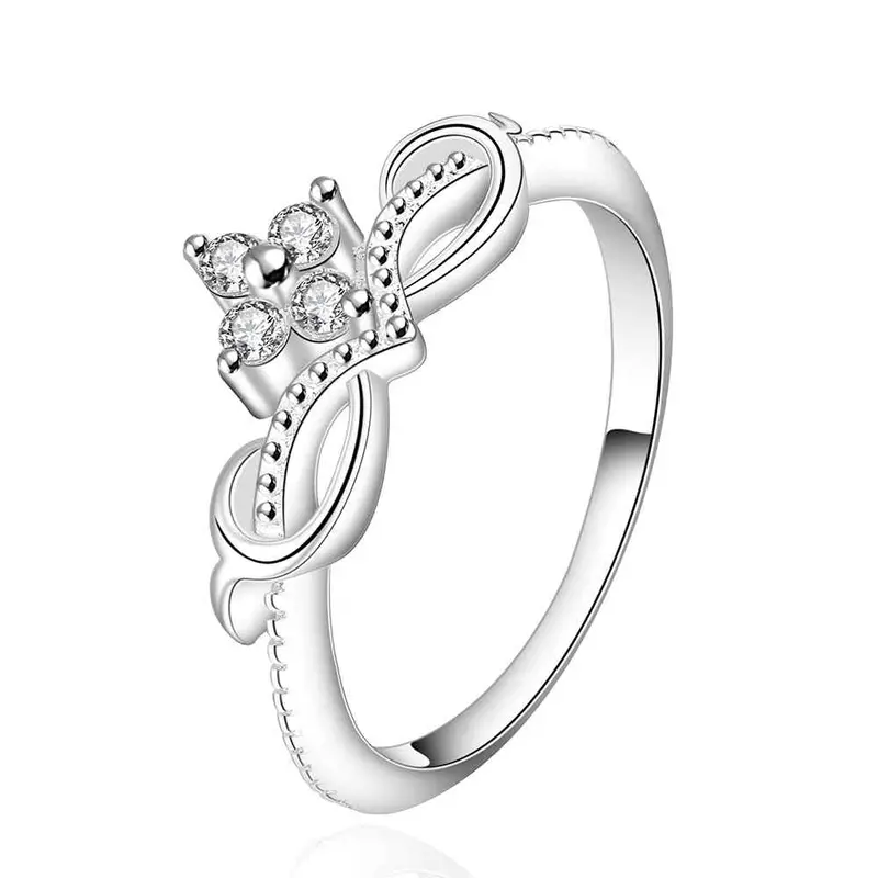 Silver Plated Ring Jewelrycrown A Easy Way Ring 488 1