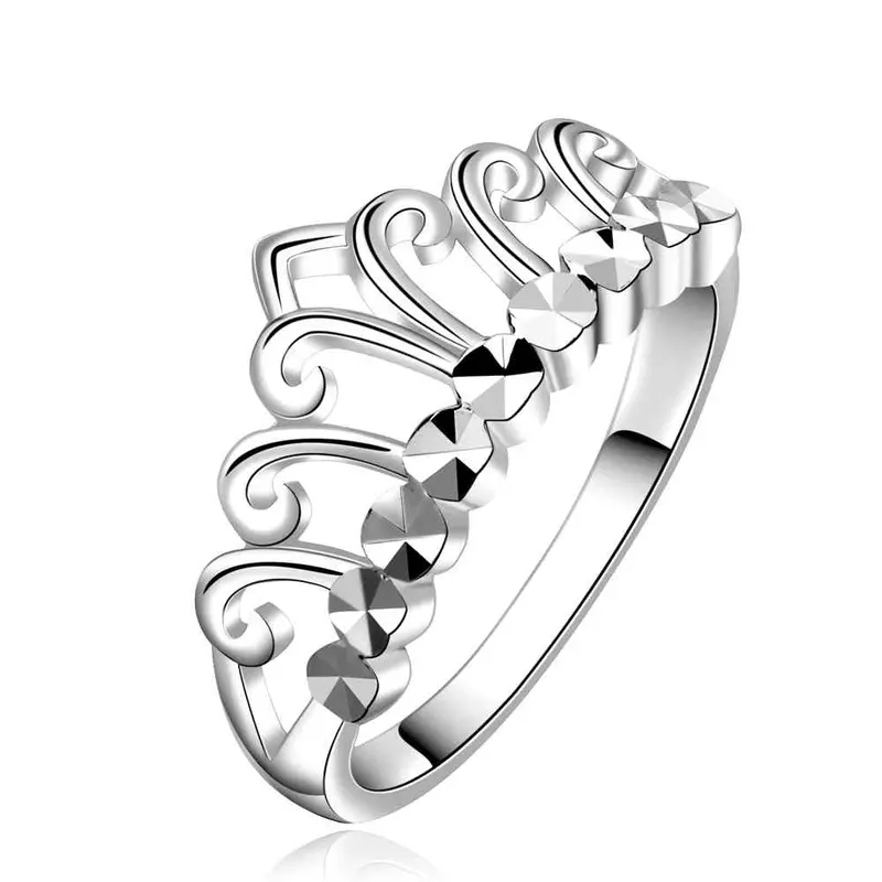 Silver Plated Ring Jewelrycrown Kings W Ring 586 1