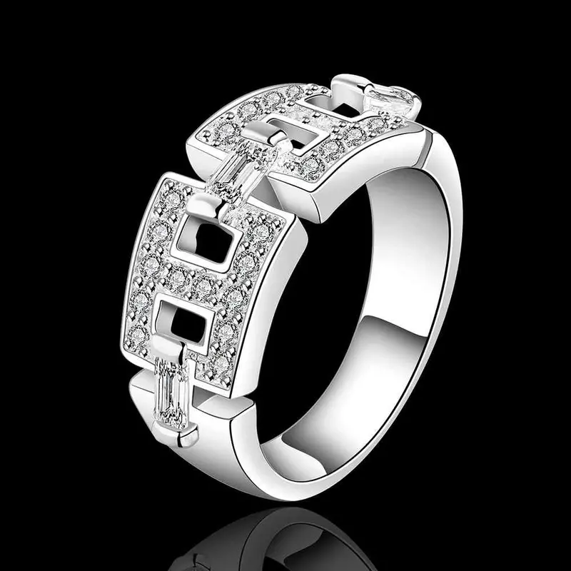 Silver Plated Ring Jewelryh And 8 Ring 476 2