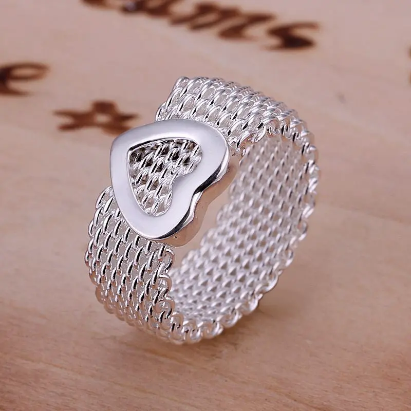 Silver Plated Ring Jewelryheart Network Ring 43 2
