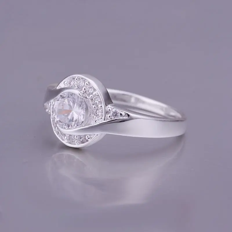 Silver Plated Ring Jewelryinlaid Stone Opal Ring 157 1
