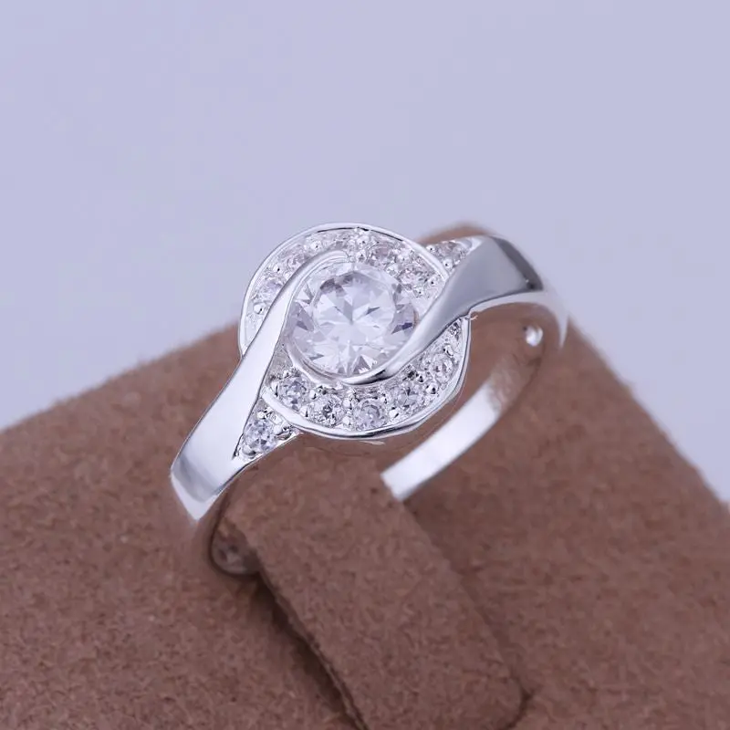 Silver Plated Ring Jewelryinlaid Stone Opal Ring 157 2