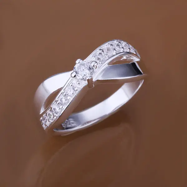 Silver Plated Ring Jewelryinsets Cross Ring 162 1