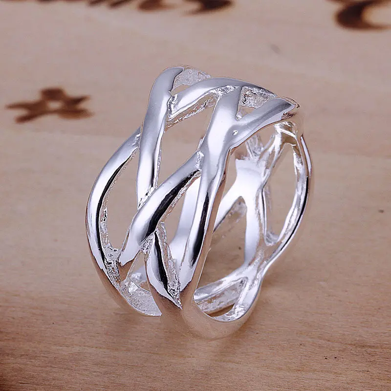 Silver Plated Ring Jewelrynets Ring  1 1