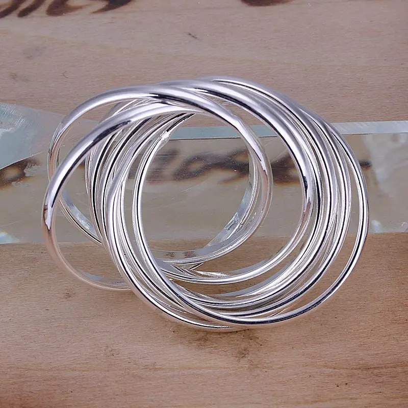 Silver Plated Ring Jewelrynine Laps Ring 7 2