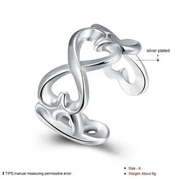 Silver Plated Ring Jewelryopening Thirty-Eight Ring 91 2