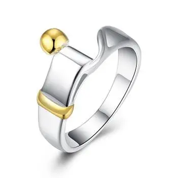 Silver Plated Ring Jewelryseparations Simple Ring  21 1