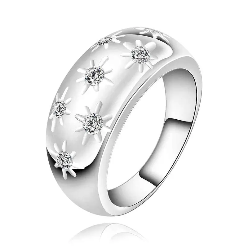 Silver Plated Ring Jewelrystart On Start Ring 5 4 1