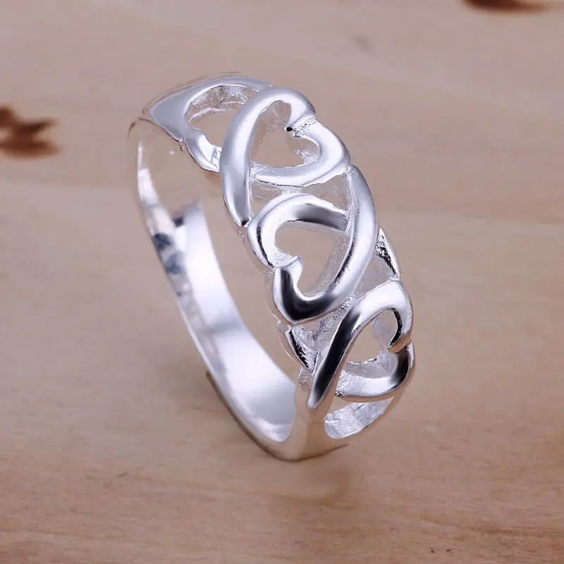 Silver Plated Ring Jewelrythree Kelp Ring 9 2