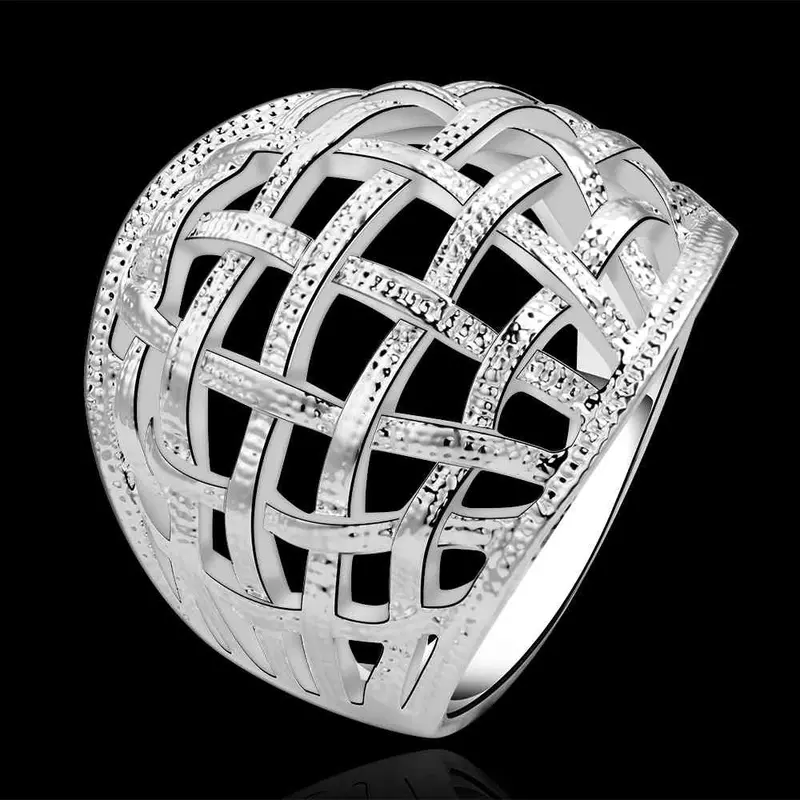 Silver Plated Ring Jewelryweb On Your Finmger Ring 539 2