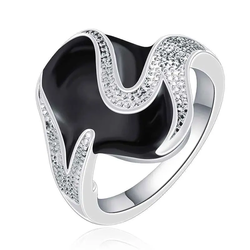 Silver Plated Stamp Lotus Rings The Lord Of Rings Silver Plated Ring 667 1