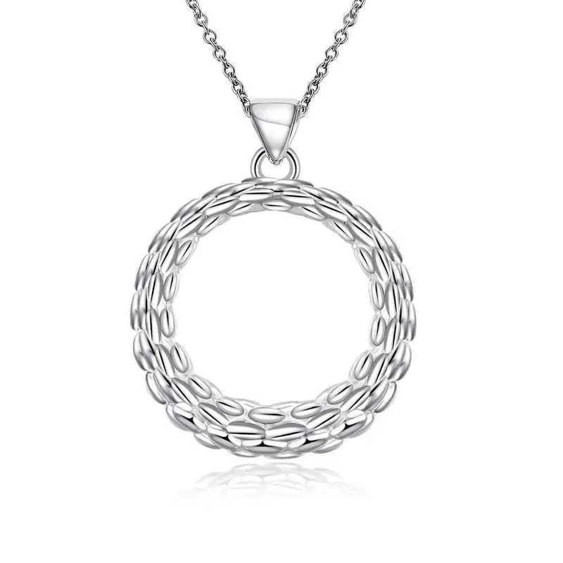 Silver Plated Women Necklace Flower In Eye Tattoo Choker Charms174 5