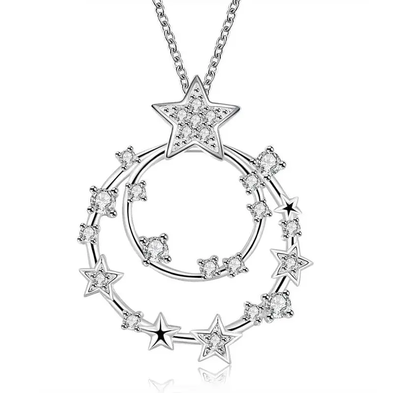 Silver Plated Women Necklace Flower In Eye Tattoo Choker Charms174 7