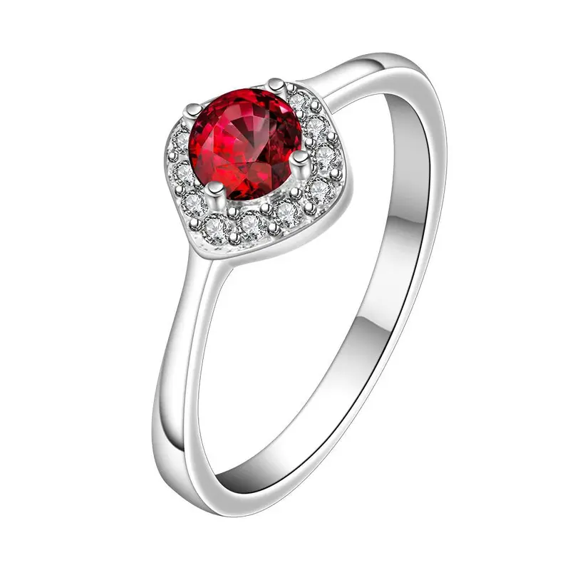 Silver Rings Austria Crystal Aneis Jewelry 2 3
