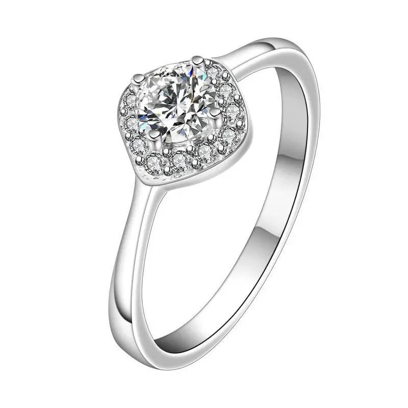Silver Rings Austria Crystal Aneis Jewelry 2 4