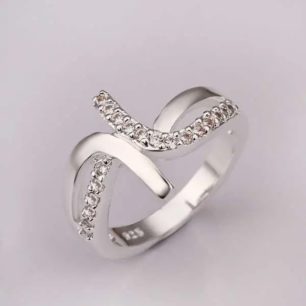 Silver Rings Austria Crystal Men Ring Accessories331 1