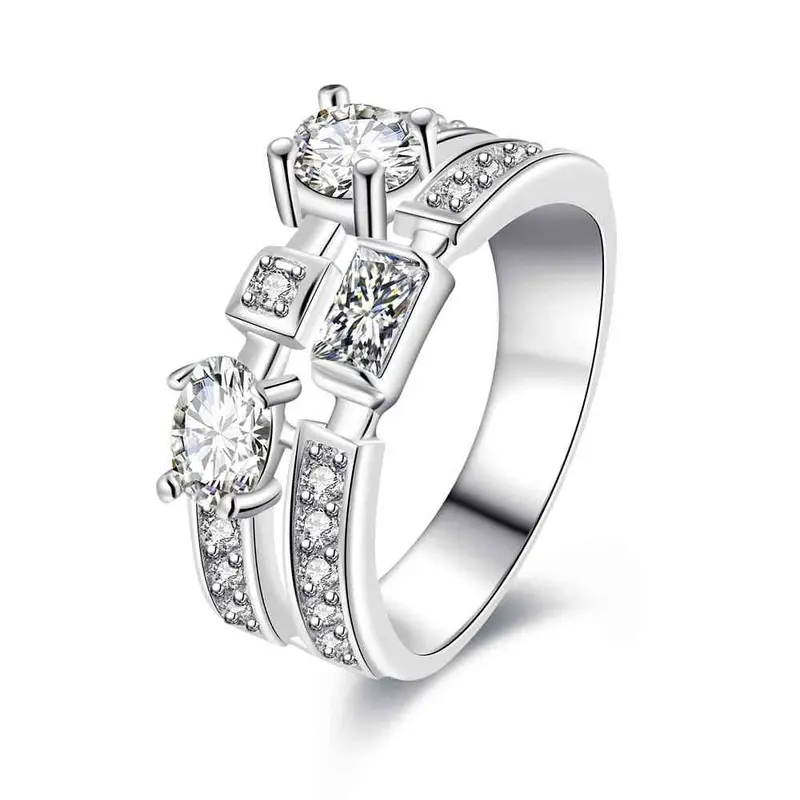 Silver Rings Ben`S Size Anel De Ouro Wedding Jewelry 79 11