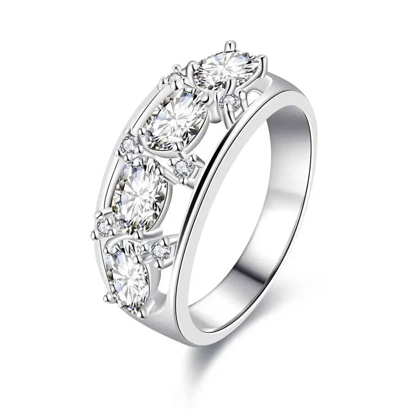 Silver Rings Ben`S Size Anel De Ouro Wedding Jewelry 79 12