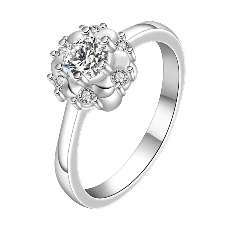 Silver Rings For Men Austria Crystal Bague Femme Collier Plastron Femme 3 2