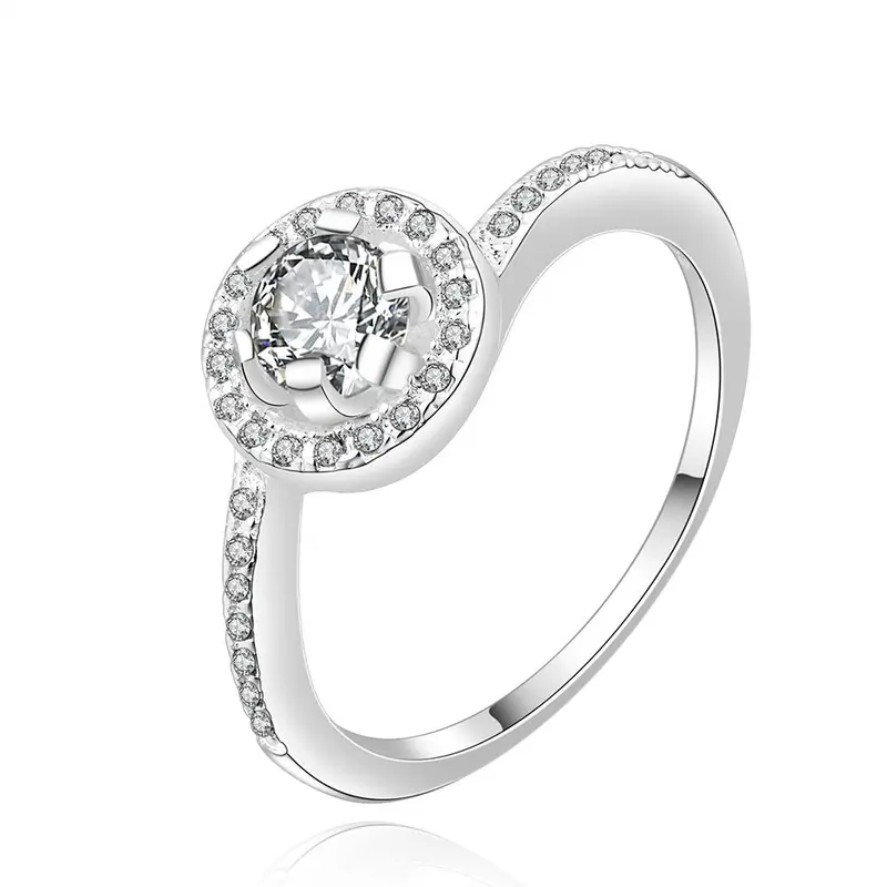 Silver Rings Inset G Style Aliancas Collier Plastron Femme 52 6