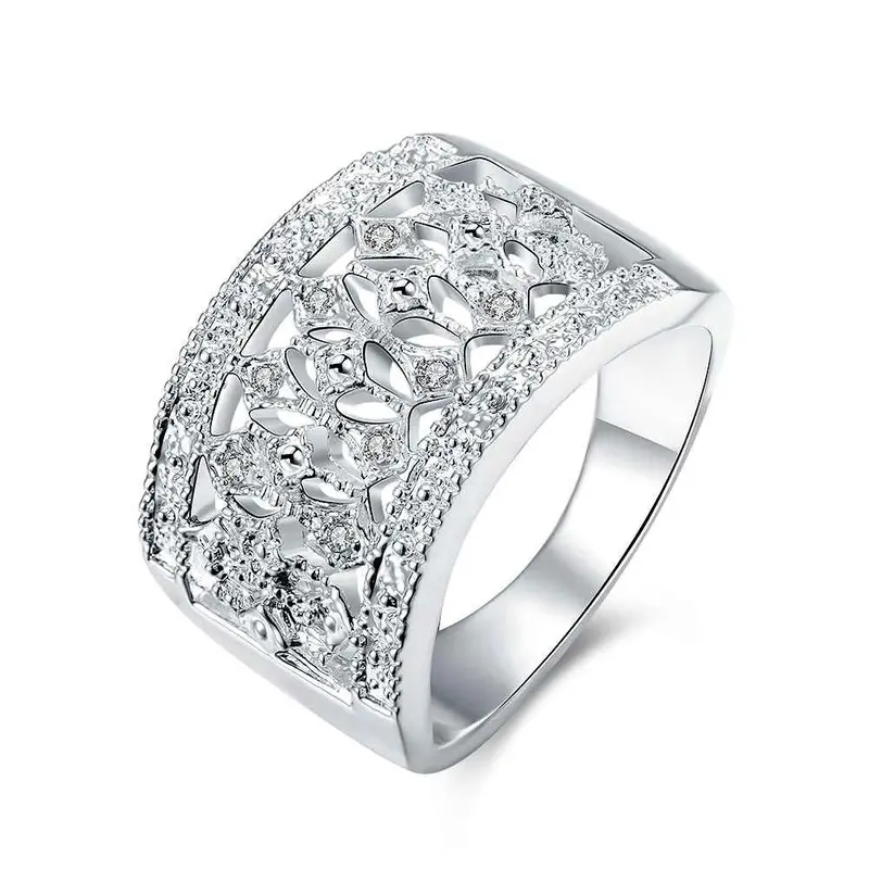 Silver Ringsilver Plated Jewelry Ringvintage Exquisite Classic Stone Rings 269 1