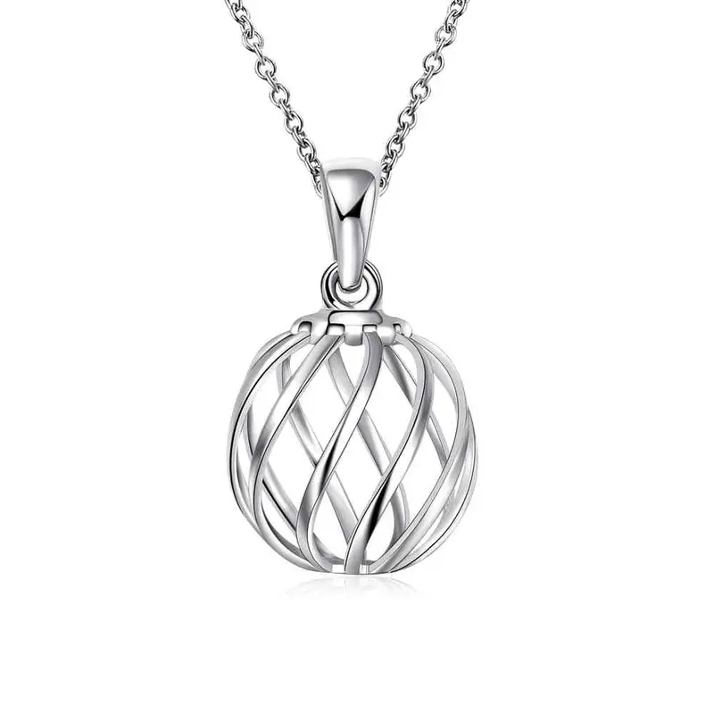 Silver Statement Necklace Twisted Lantern Tenis Masculino Elegant 716 1