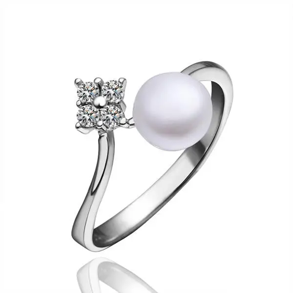 Silver Wedding Ring Beads Care Bague Margarida349 3