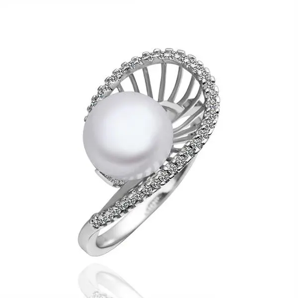 Silver Wedding Ring Beads Care Bague Margarida349 4