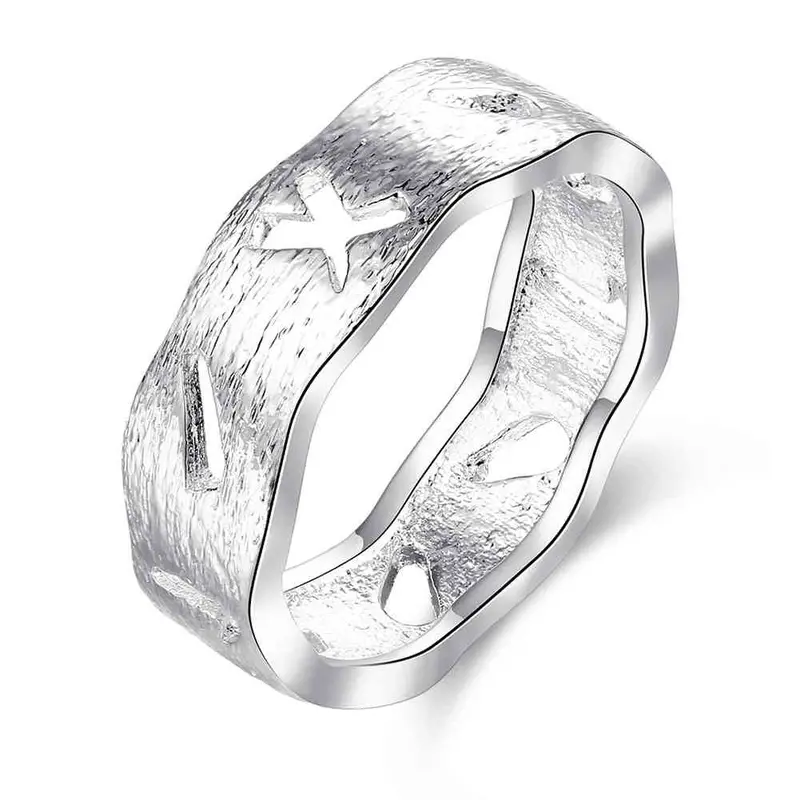 Silver Wedding Rings Spot Bague 41 4