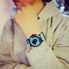 Simple And Creative Trends Couple Lovers Women Watches Black Strap Watch Fast Shipping Feida 5