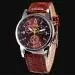Simple Business Quartz Watch Men Top Luxury Pu Leather Analog Chronograph Watches Relogio Masculino 3