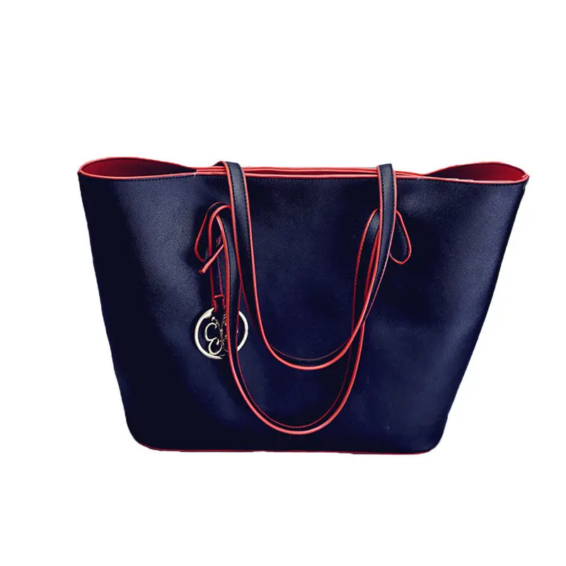 Simple Casual Women Shoulder Bags Butterfly Pendant Pu Leather Large Tote Bags Ladies Hbag Large Capacity Sac Femme 1