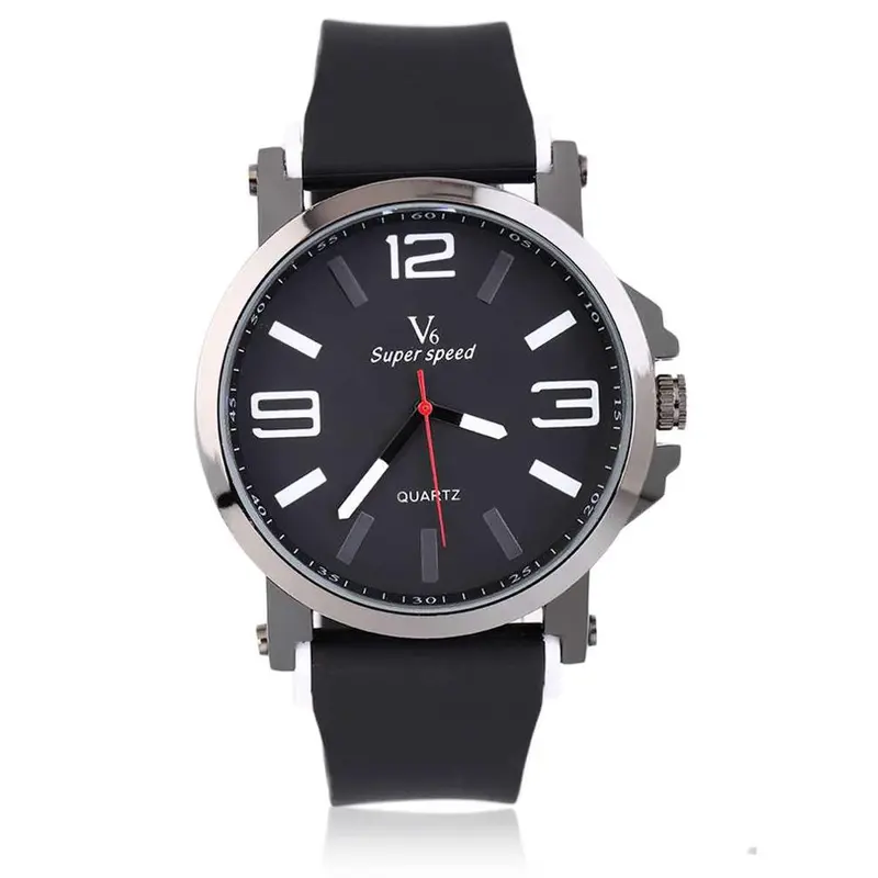 Simple Elegant Quartz Watchsiliconeoutdoor Sports Watches Multicolor Wristwatches 1