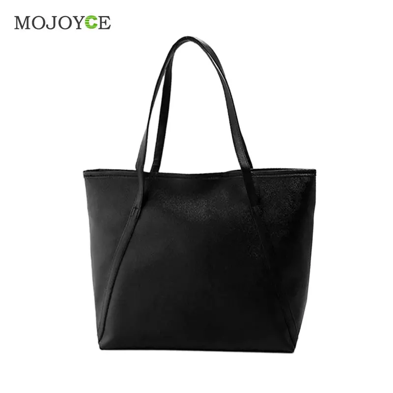 Simple Fashion Handbags Women Bags Solid Shoulder Tote Bags Big Tote Bolsa Women Leather Handbags Black Bucket Bolsa Feminina 1