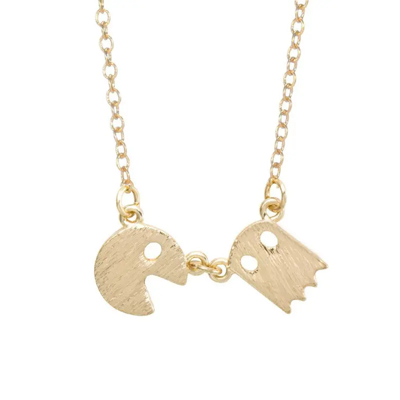 Simple Fun Game Animal Pendant Necklaces Cute Couple Necklaces 10Pcs-N007 1