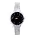 Simple Mmontre Women Quartz Silver Full Steel Mesh Belt Wristwatch Ladies Watches Feida 1