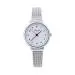 Simple Mmontre Women Quartz Silver Full Steel Mesh Belt Wristwatch Ladies Watches Feida 2