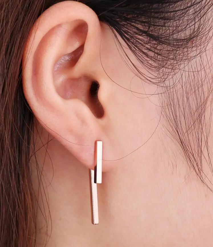 Simple T Bar Ear Jacket Wedding Gifts S140 2