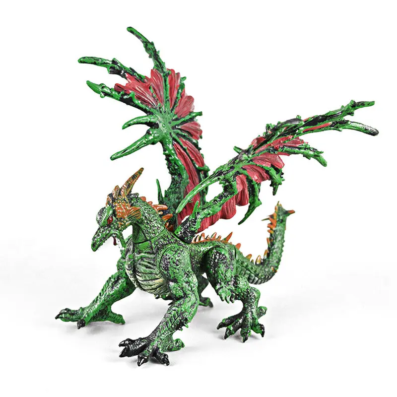 Simulation Dinosaur Toy Figure Vinyl Model Plastic Assembly Puzzle Dragon Toys For Children Romly Sent 1
