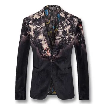Single Button Style Blazers Jackets Dress Suits Coats Casual Slim Fit Long Sleeved Veste De Loisir 1