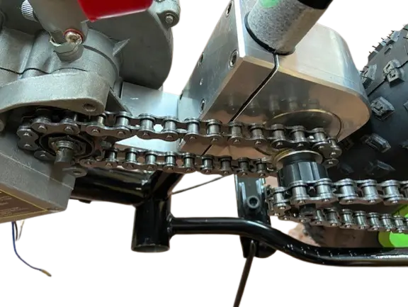 Single Speed Left Side Seat Post Jackshaft Bracket For 4" Tire 1